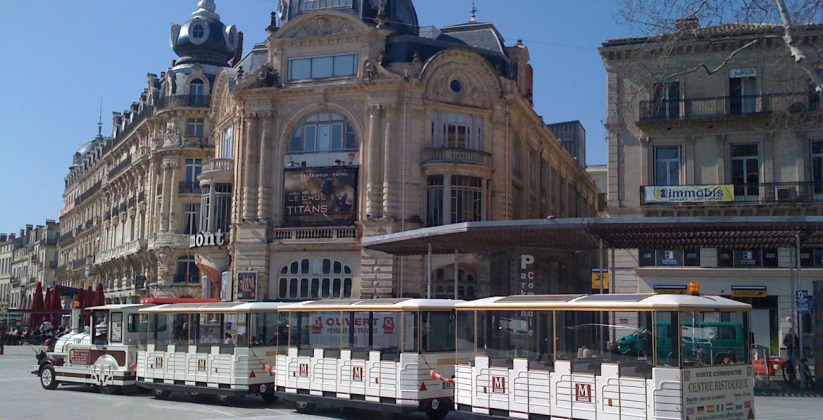 LE PETIT TRAIN DE MONTPELLIER  Inside Montpellier